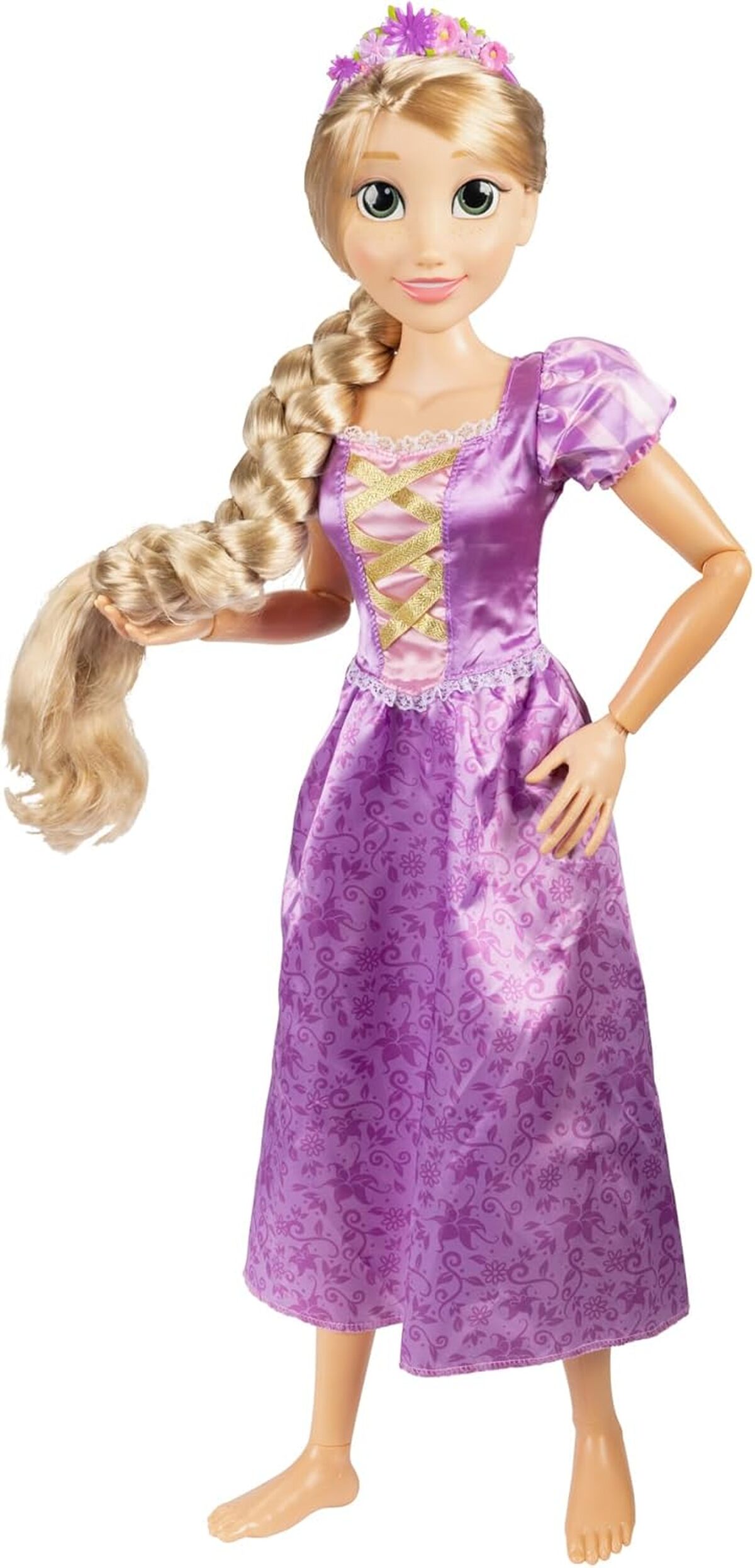 Test : grande poupée articulée Raiponce Disney - 80 cm avec accessoires