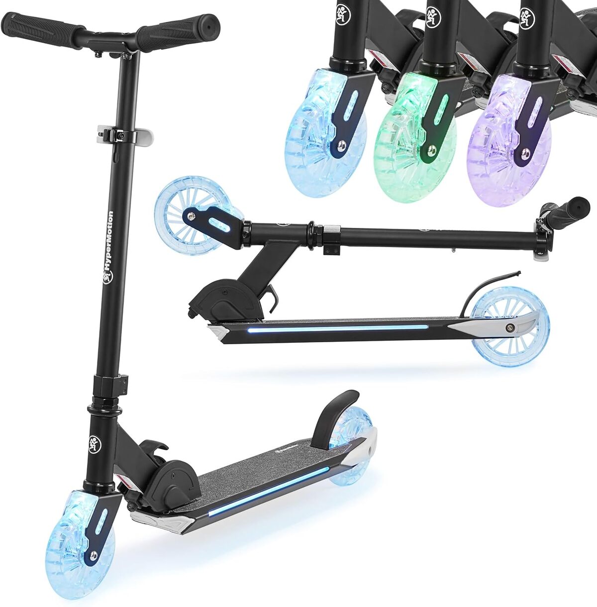 Test : hyperMotion Ice Flash trottinette LED pour enfants