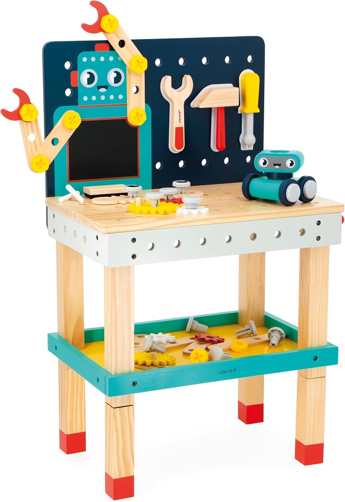 Test Janod Établi Robot : jeu de construction enfant 3 ans+