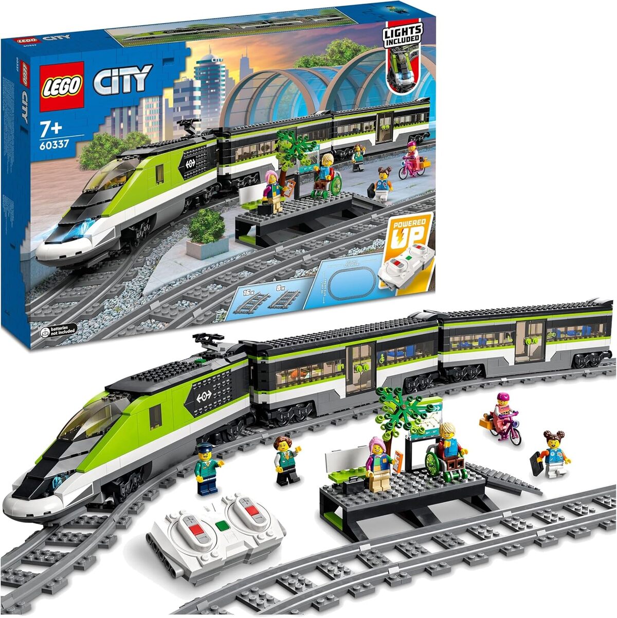 Test : lEGO City train voyageurs express 60337 télécommandé avec phares fonctionnels