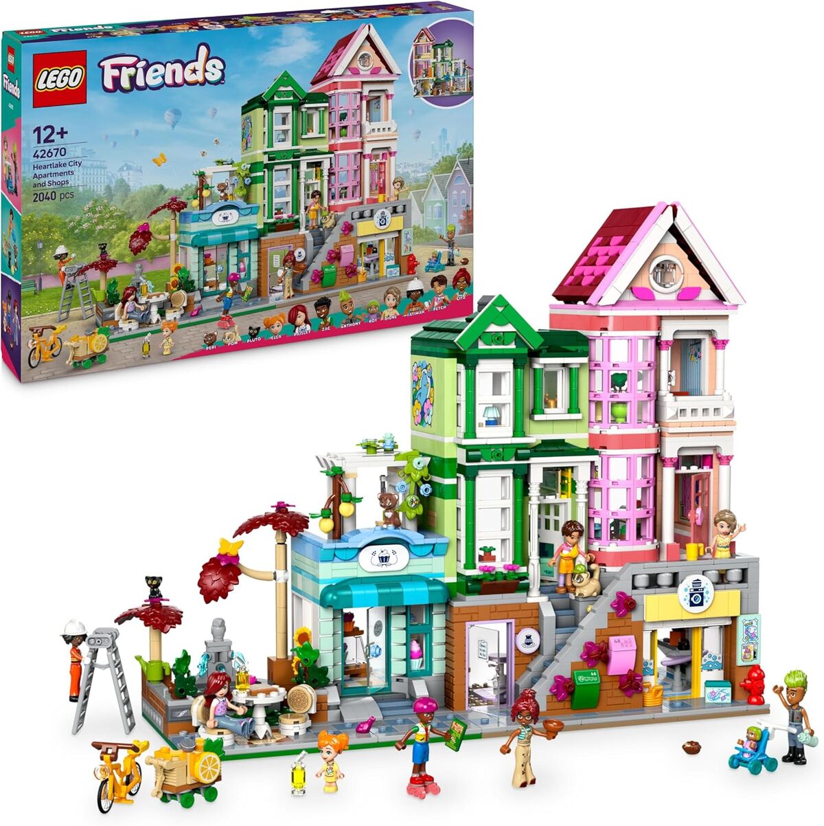 Test : lego Friends appartements et boutiques Heartlake City 42670