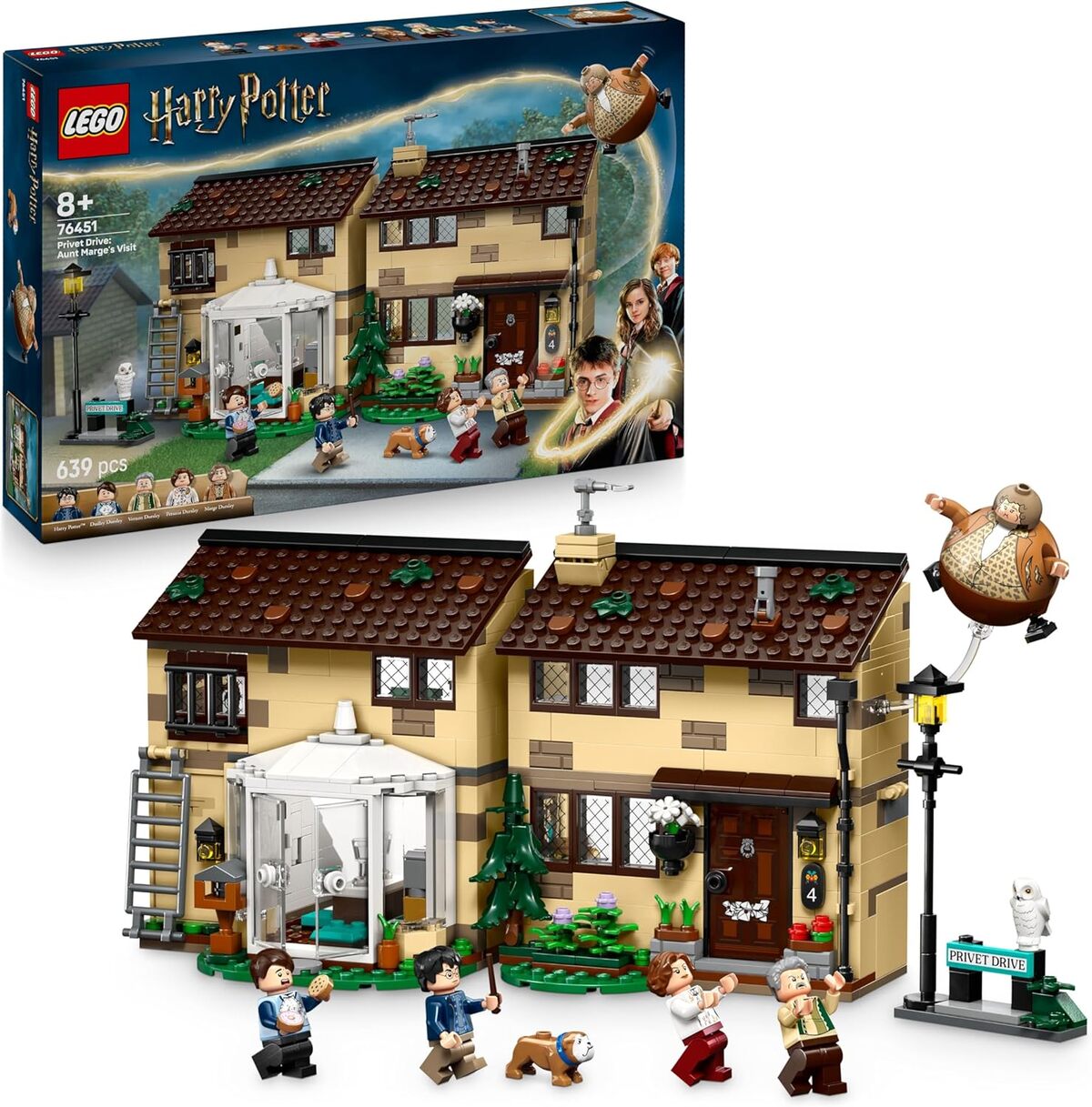Test LEGO Harry Potter Privet Drive : visite de tante Marge 76451