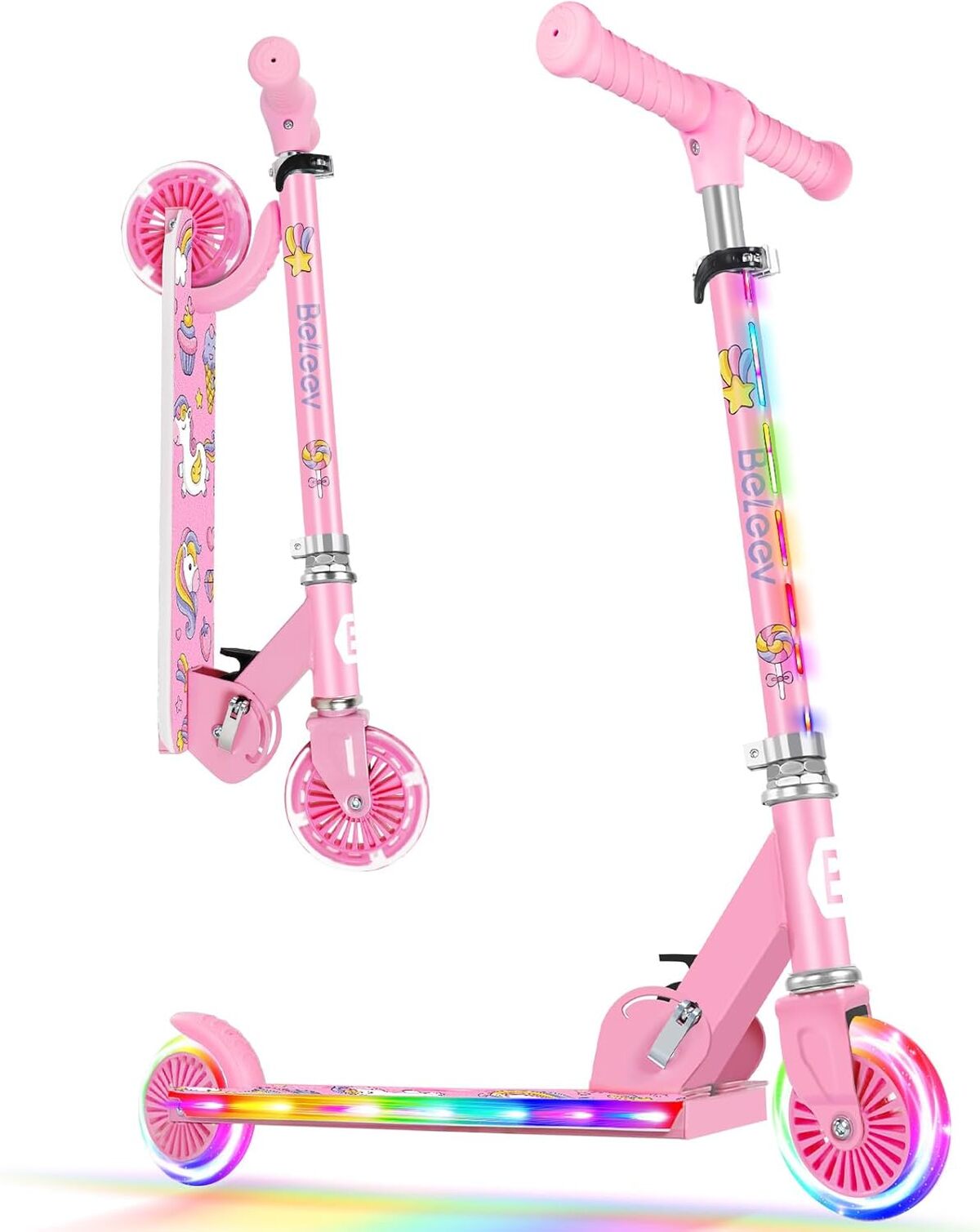 Test : trottinette BELEEV enfants à roues lumineuses