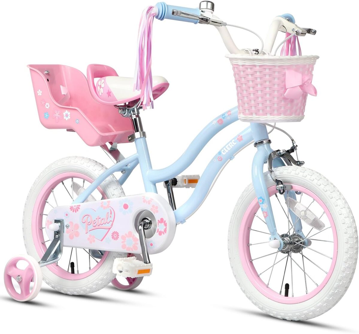 Test vélo enfant Glerc 12 pouces fille, style princesse