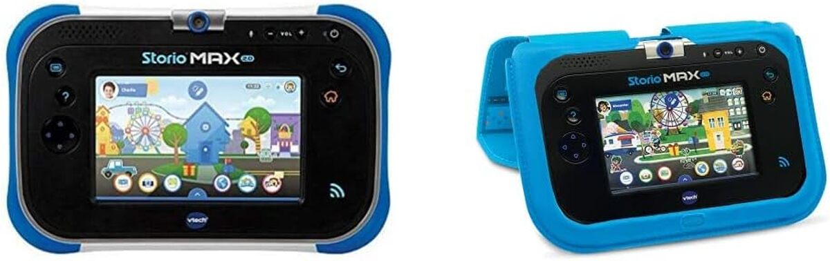 Test : vTech Storio Max 2.0 et son étui protecteur bleu