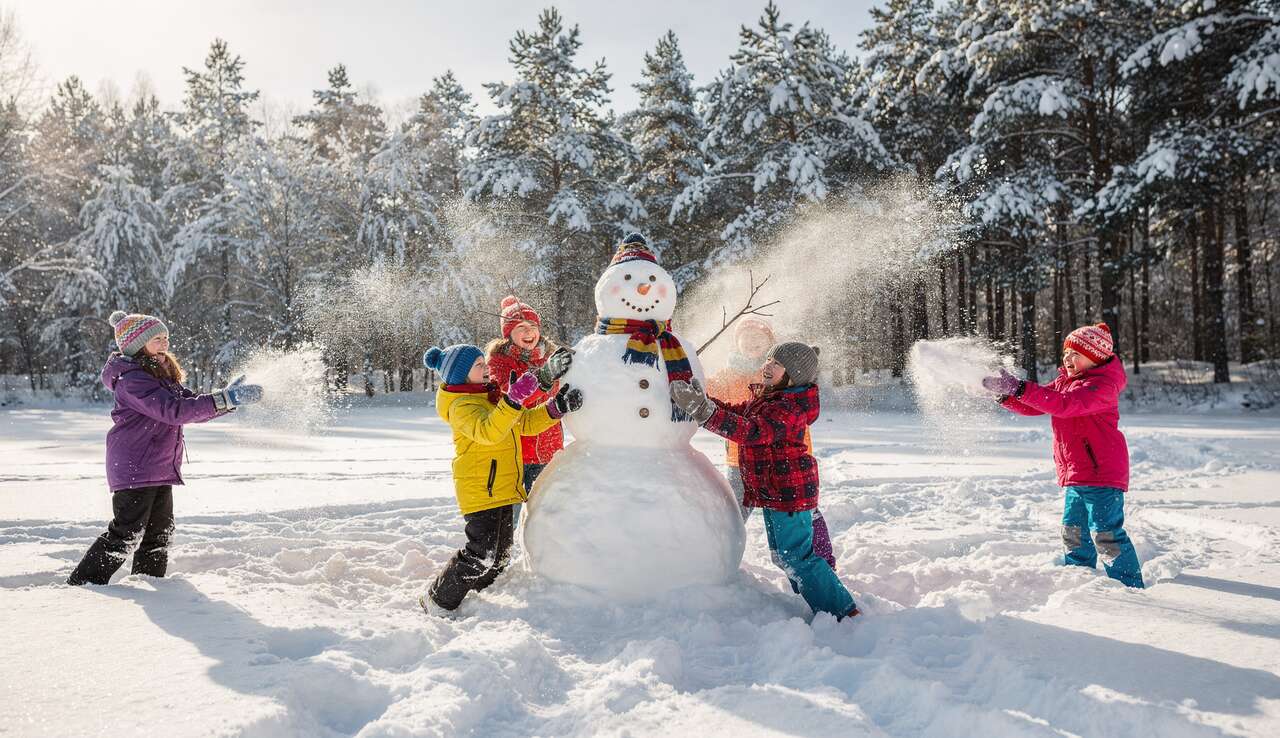 Vocabulaire : l'imagier de l'hiver pour enfants