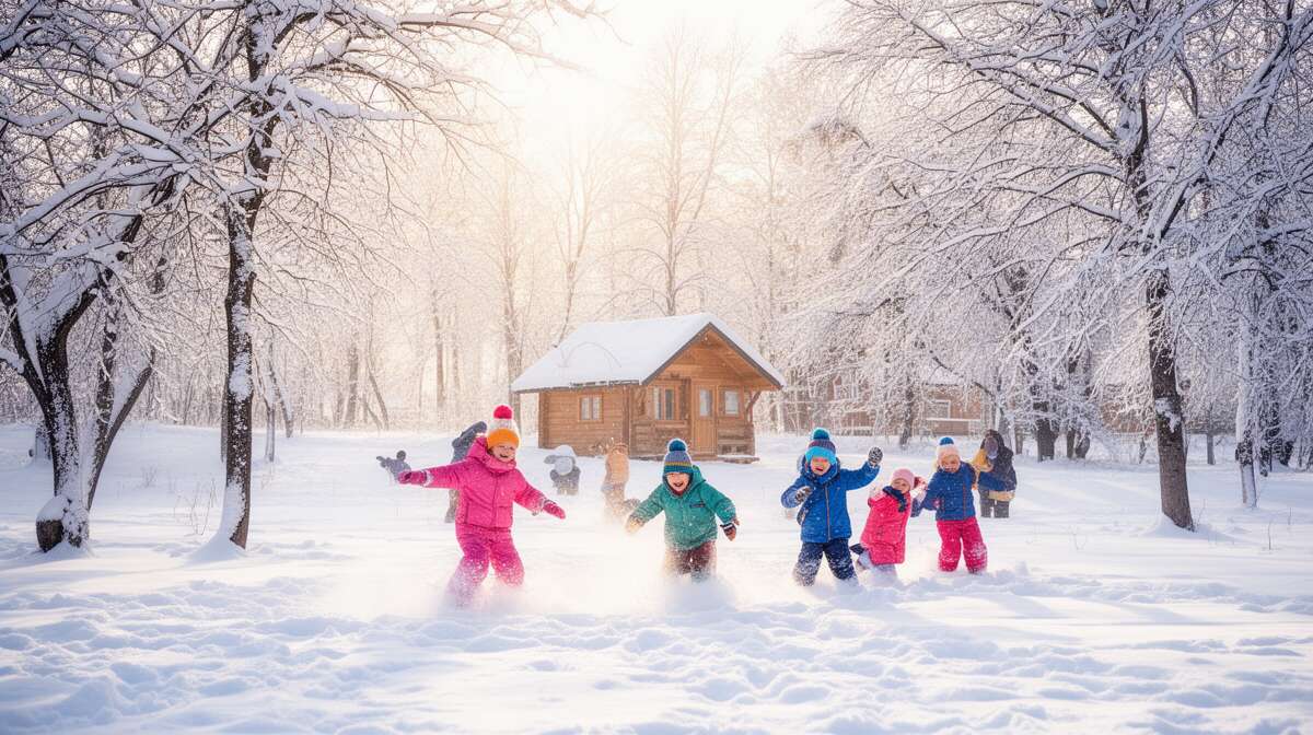 Les &eacute;l&eacute;ments incontournables de l'hiver dans l'imagier
