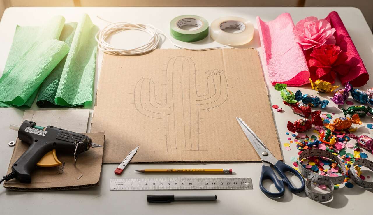 Anniversaire : comment fabriquer une pinata cactus ?