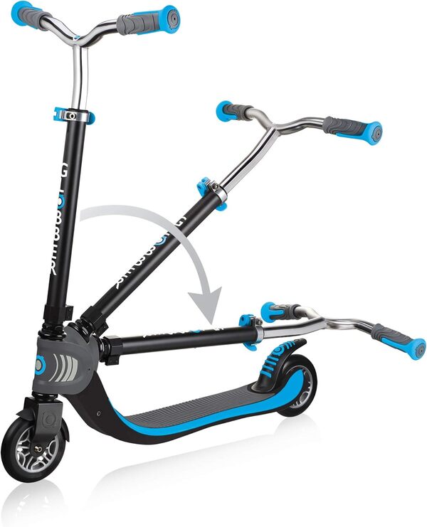 Globber - FLOW FOLDABLE 125 - Trottinette pliable 2 roues pour les enfants à partir de 6 ans et adolescents