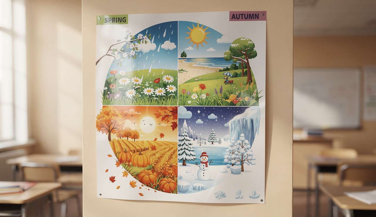 Les saisons expliquées aux plus jeunes Les saisons expliquées aux plus jeunes