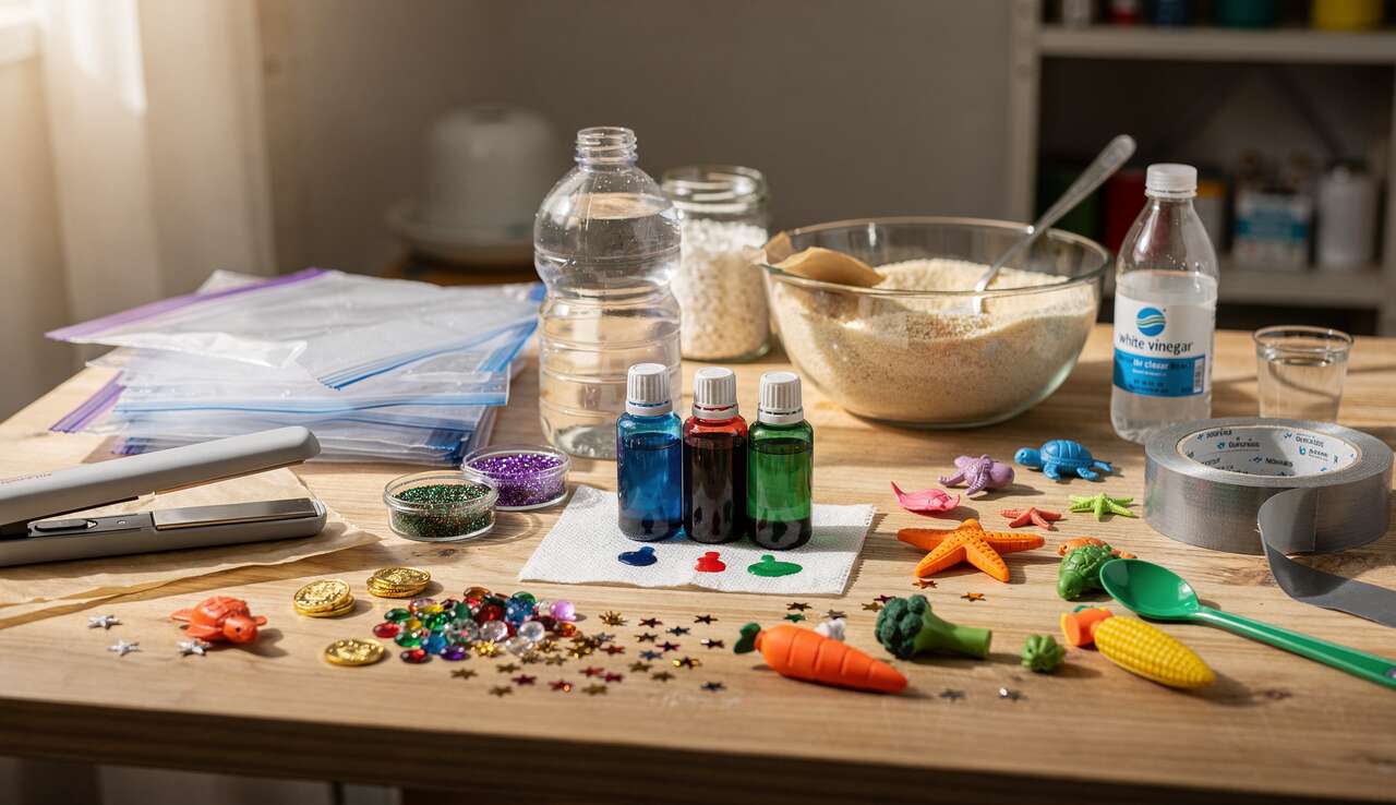 Comment fabriquer des sacs sensoriels rigolos ?