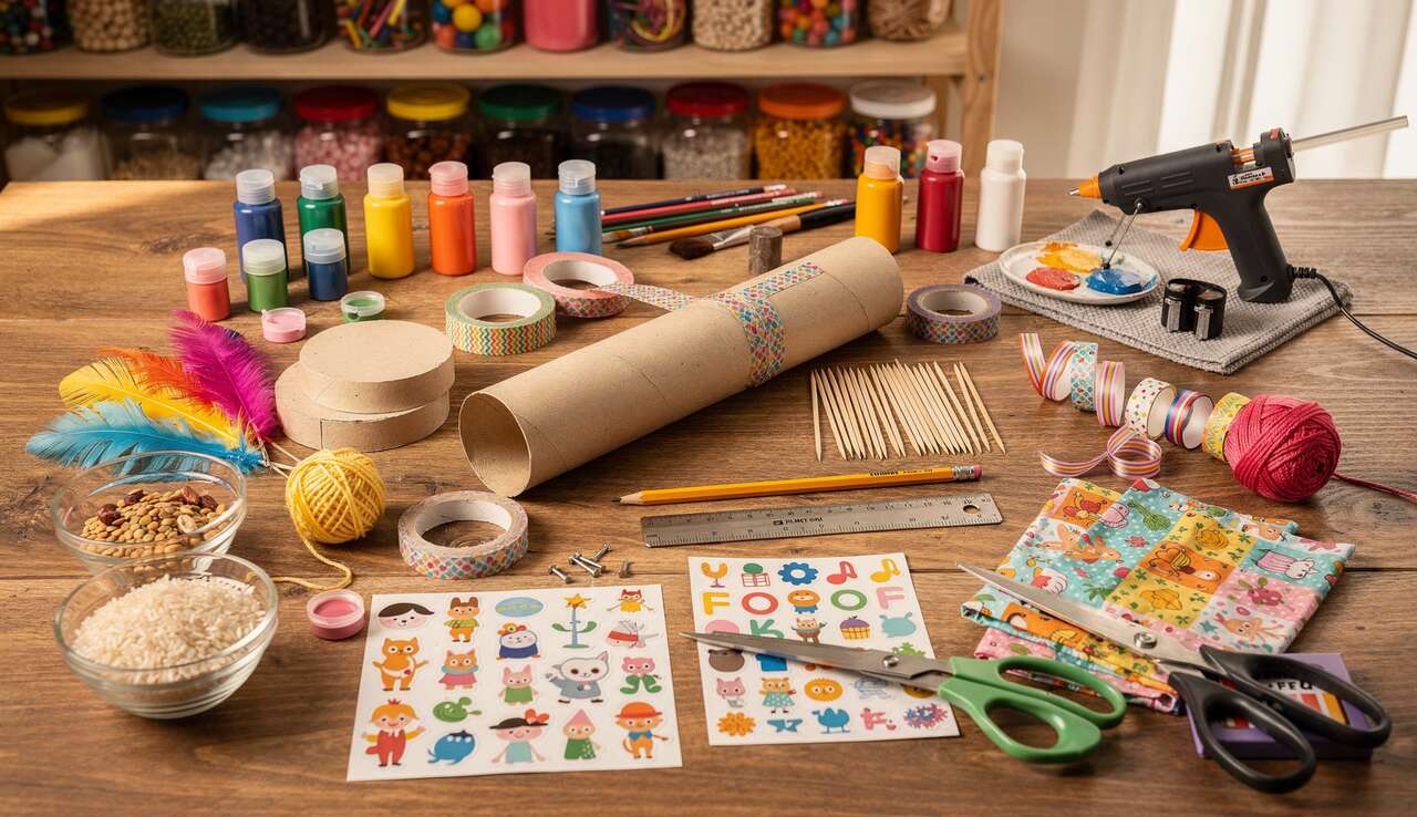 Fabrication d'un bâton de pluie : activités musicales pour enfants