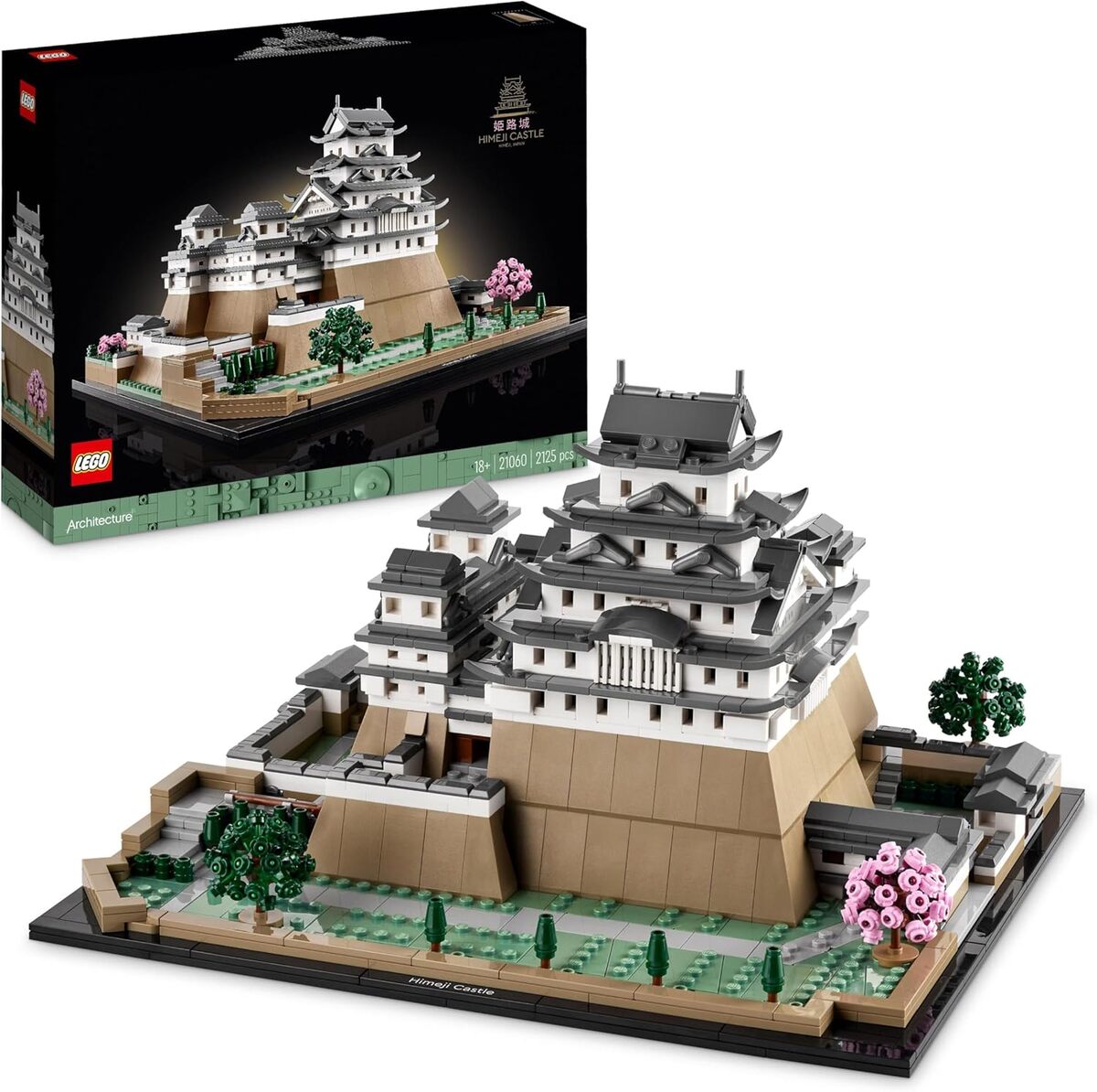 Avis LEGO Architecture : le château d'Himeji et ses cerisiers en fleurs