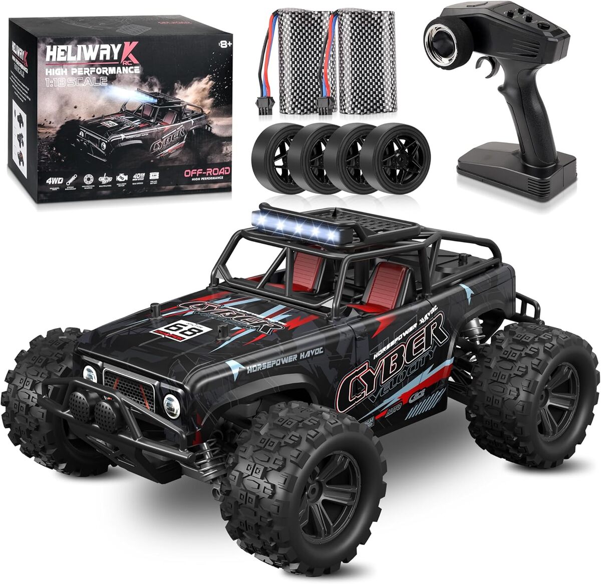 Test : bazader voiture télécommandée tout terrain haute vitesse 40 km/h 4WD