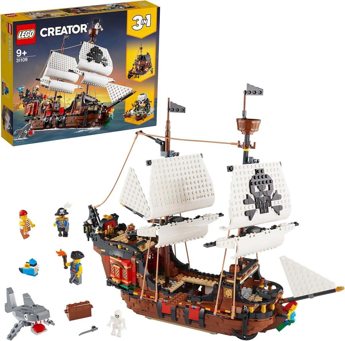 Test du LEGO 31109 : bateau pirate 3en1 créatif et éducatif