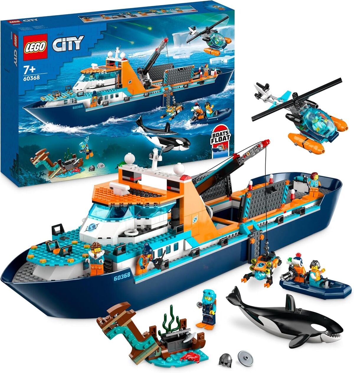 Test : lego City 60368, le navire d'exploration arctique fascinant