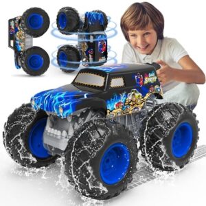 Test : monster Truck télécommandé 1 : 16, rotations 360° et conduite amphibie