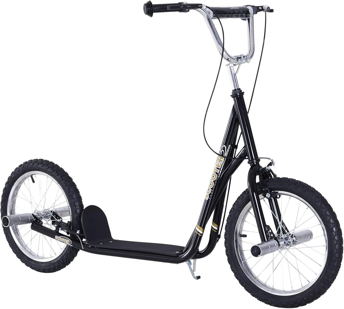 Test trottinette HOMCOM : grandes roues et guidon réglable