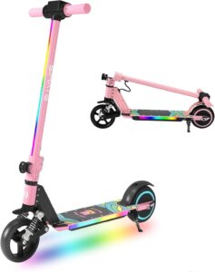 Test : trottinette KHHK LED 130W enfant