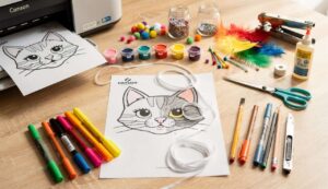 Masque de chat à imprimer pour le carnaval