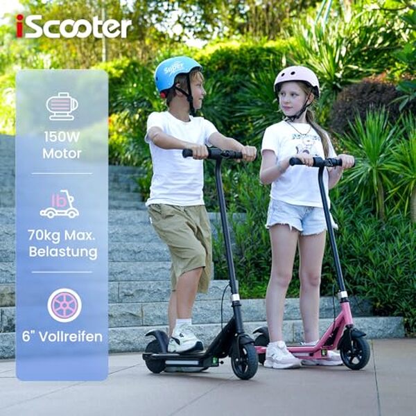 Découvrez notre test sur la trottinette électrique iScooter pour enfants, dotée de lumières colorées. Un choix sécurisé pour des balades amusantes et lumineuses  !