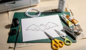 Masque de chauve-souris à imprimer pour le carnaval