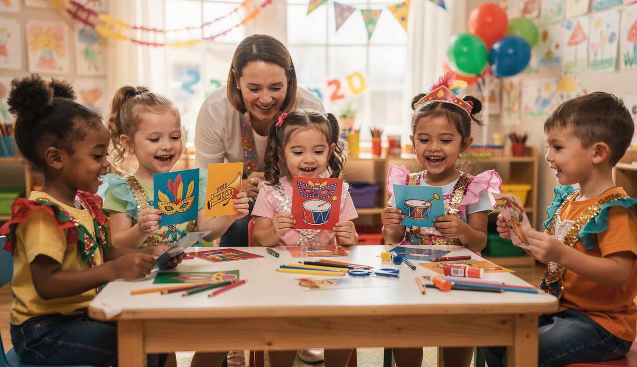 Activités créatives autour des cartes du carnaval Activités créatives autour des cartes du carnaval