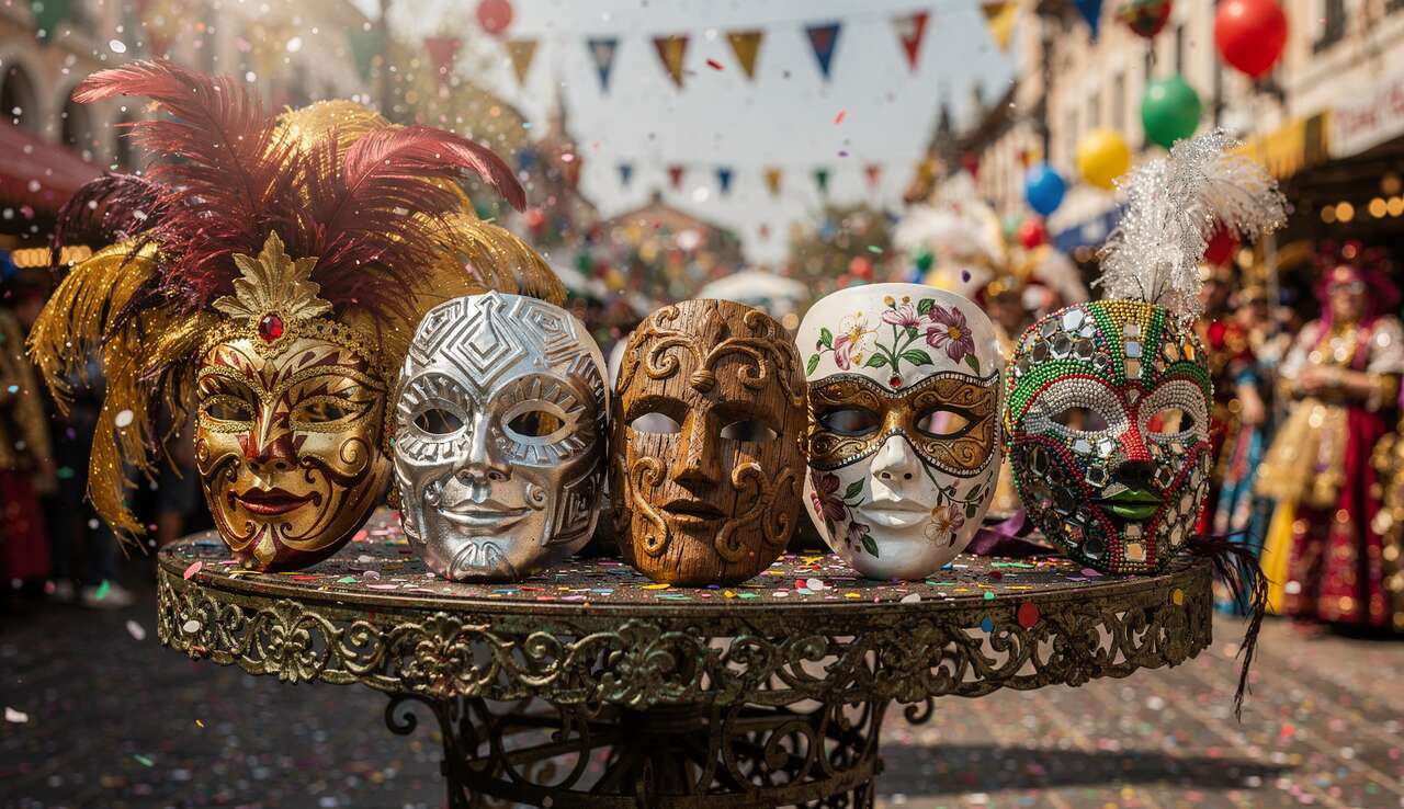 6 modèles de masques à imprimer pour le carnaval