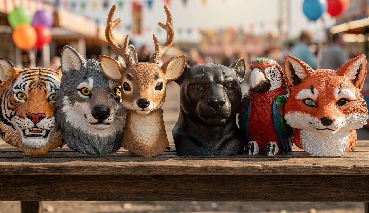 Masques animaux : des cr&eacute;ations ludiques pour petits et grands