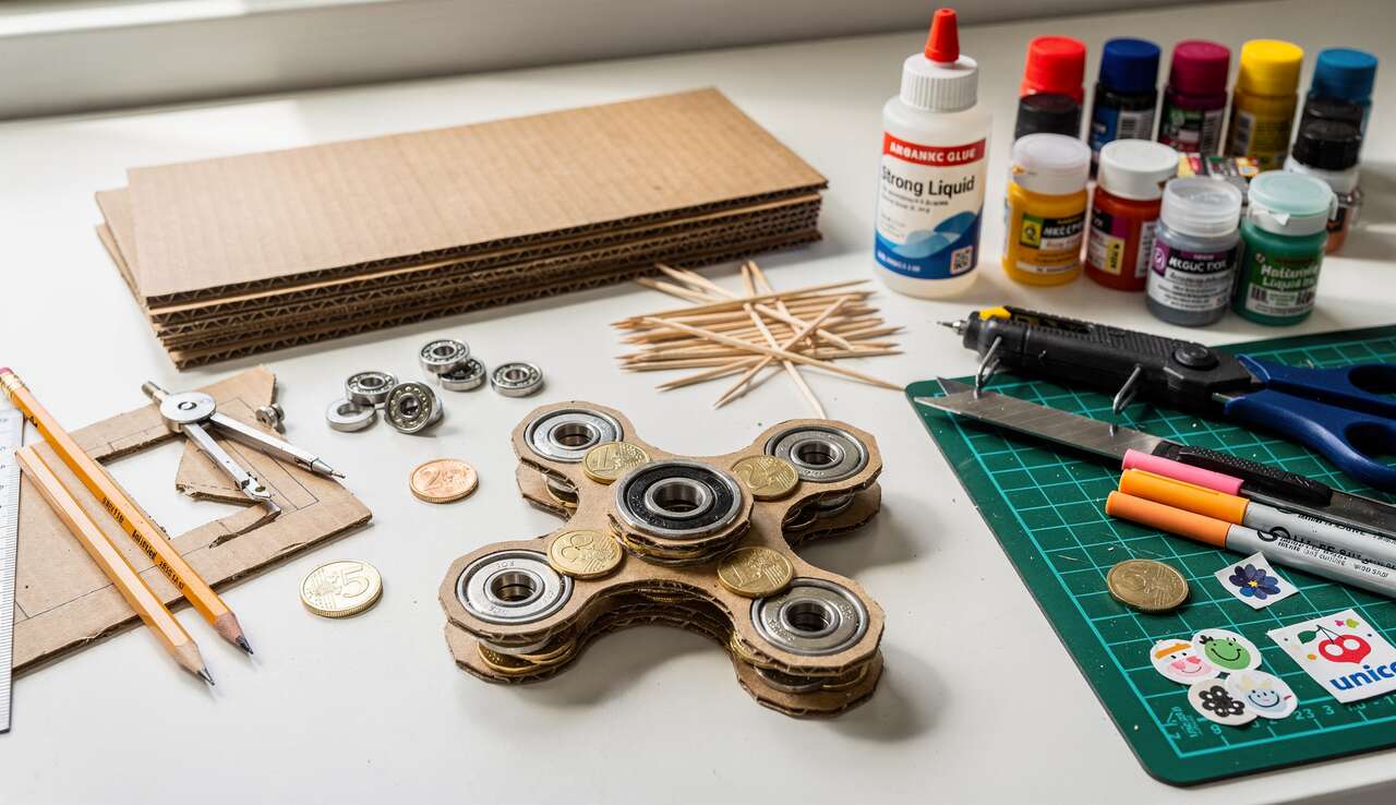 Comment fabriquer un hand spinner en carton ?