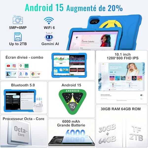 Découvrez notre analyse complète de la tablette Android Gemini AI avec son écran 10 pouces et 30 Go de RAM. Innovante et performante, elle révolutionne l'expérience utilisateur.