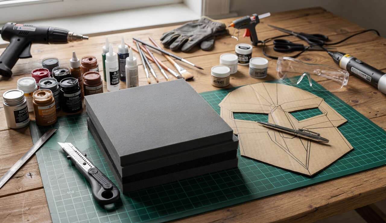 DIY : fabriquer un casque médiéval en mousse