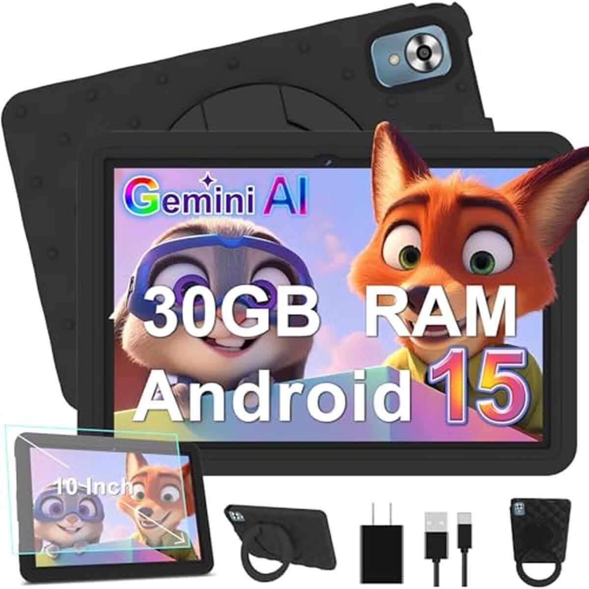 Test : tablette enfants DMOAO 10 pouces Android 15, la robuste connecté