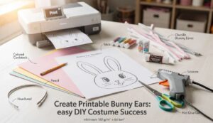 Fabriquez des Oreilles de Lapin Imprimables : dIY Facile pour un Déguisement Réussi