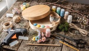 Créez une couronne d'oiseau printanière avec une boîte de fromage