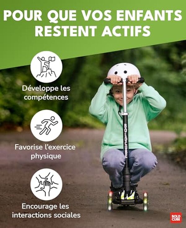 Découvrez notre analyse complète de la trottinette BOLDCUBE Big Fold Swift pour enfants : performance, sécurité et avis détaillé des utilisateurs pour faire le bon choix.