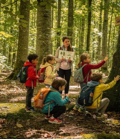 Vocabulaire maternelle : découverte des arbres en France avec les petites cartes