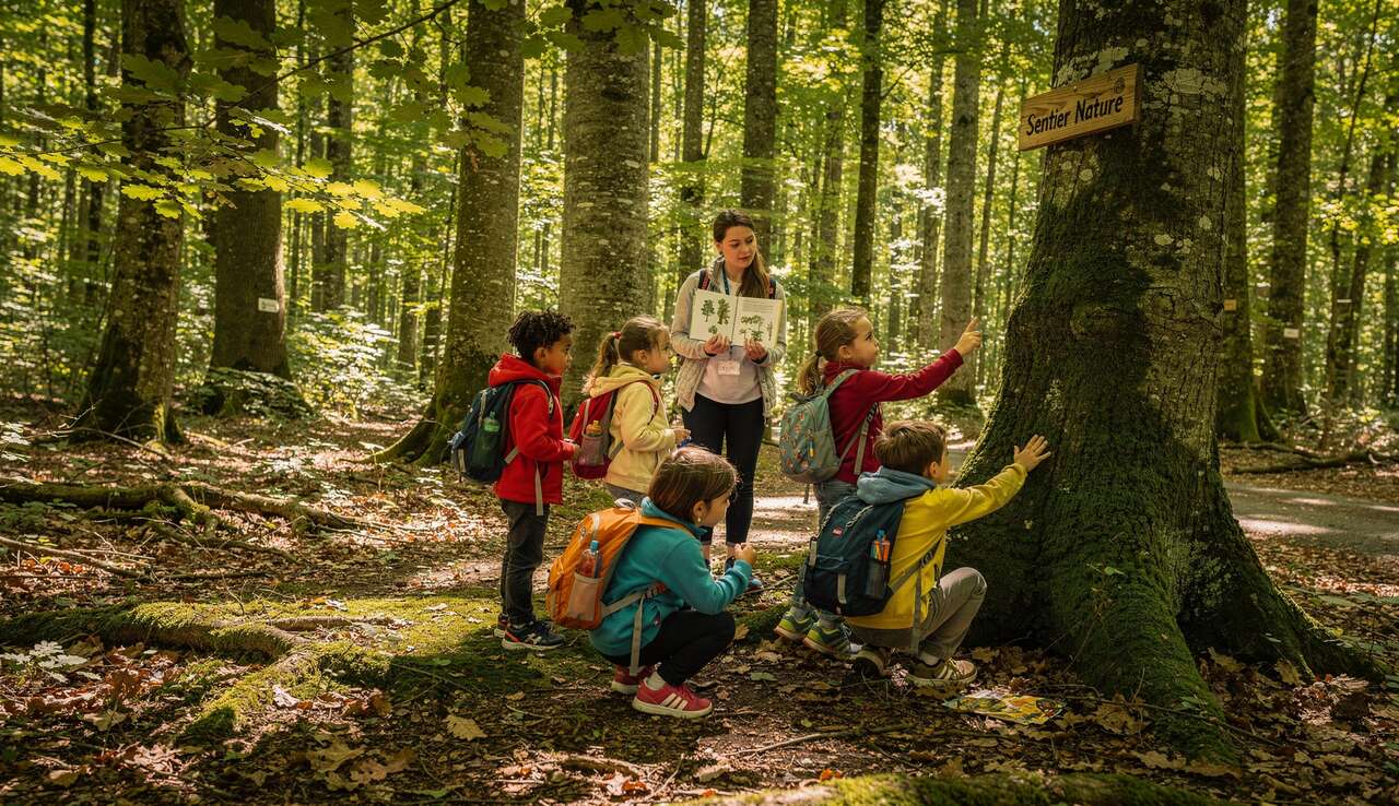 Vocabulaire maternelle : découverte des arbres en France avec les petites cartes