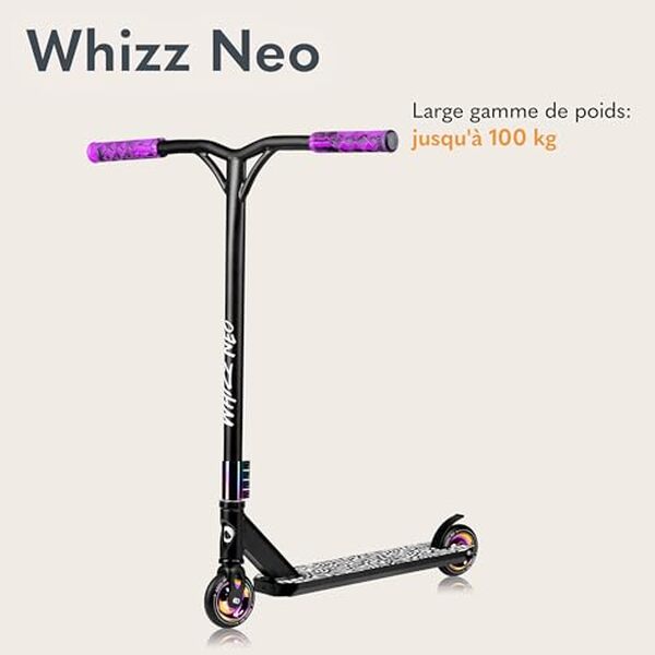 Découvrez la trottinette Lionelo Whizz Neo au design unique : innovation, style et performance pour des balades urbaines exceptionnelles