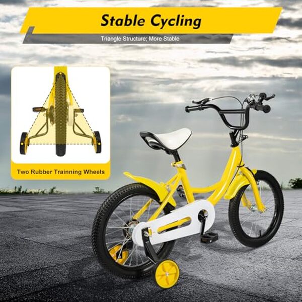 Découvrez pourquoi le vélo Keesung 16 pouces est idéal pour les enfants de 5 à 8 ans : performance, sécurité et confort réunis en un seul modèle