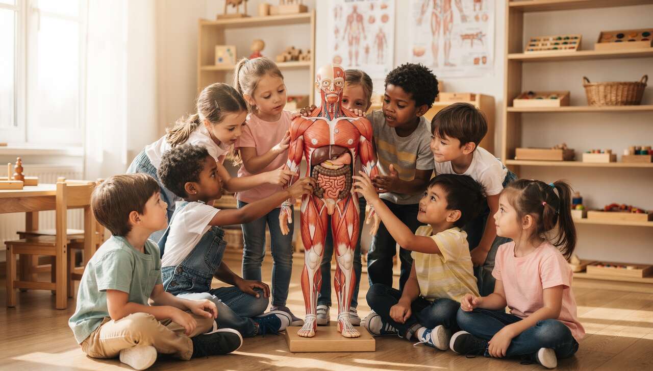 Cherche et Trouve : découvrir le Corps Humain avec Montessori