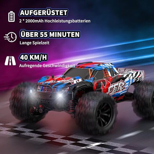 Découvrez l'essai complet du monster truck EVARY, un véhicule impressionnant alliant vitesse et puissance pour des sensations fortes jusqu'à 40 km/h.