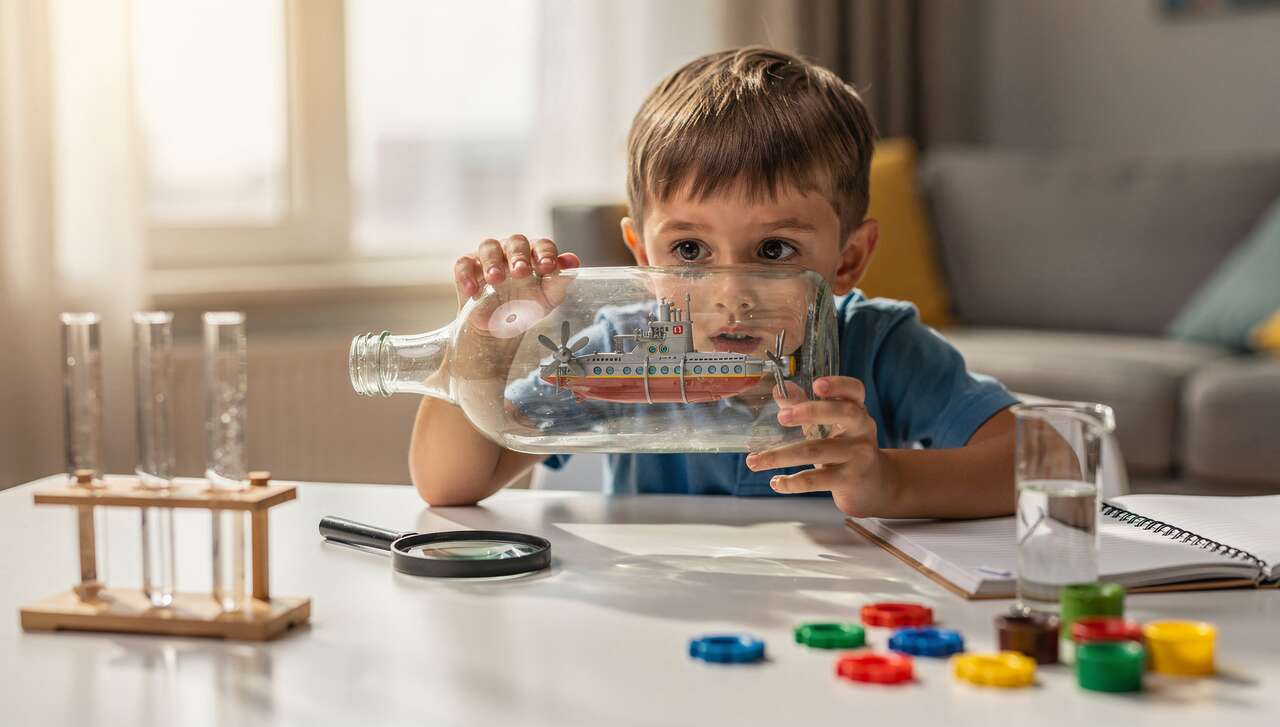 Le sous-marin en bouteille : expérience scientifique pour enfants
