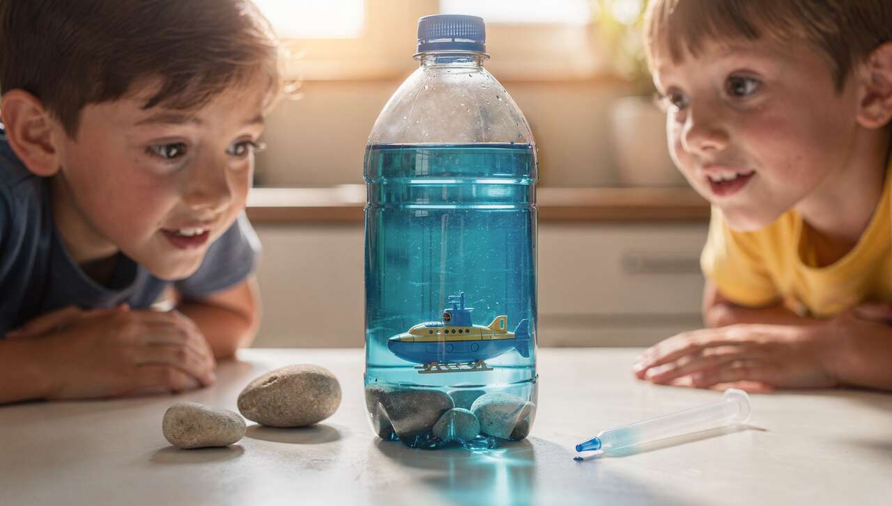 Matériel nécessaire pour fabriquer un sous-marin en bouteille