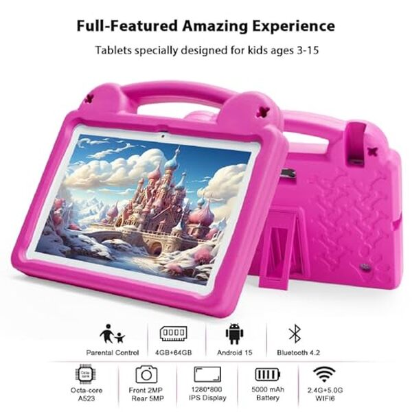 Découvrez la meilleure tablette paitanry pour enfants : android 13, écran 25, 4 cm, modèle antichoc pour une expérience sûre et ludique, idéale pour les jeunes utilisateurs.