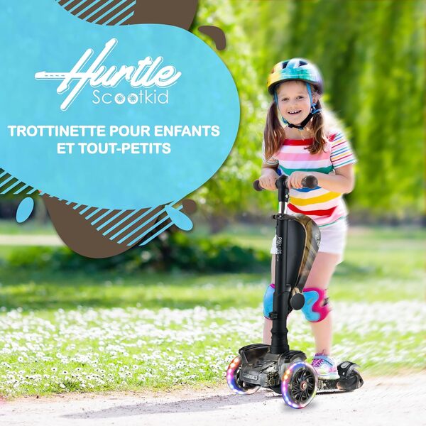 Découvrez notre test complet de la trottinette enfant Hurtle à 3 roues pliable : sécurité, confort et performance au rendez-vous pour vos petits explorateurs.