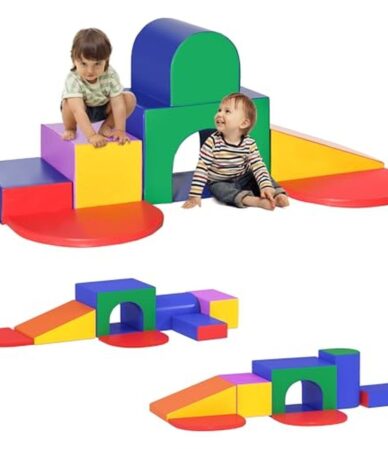 Revue du tapis gym bébé Homcom 7 pièces, multicolore stimulant