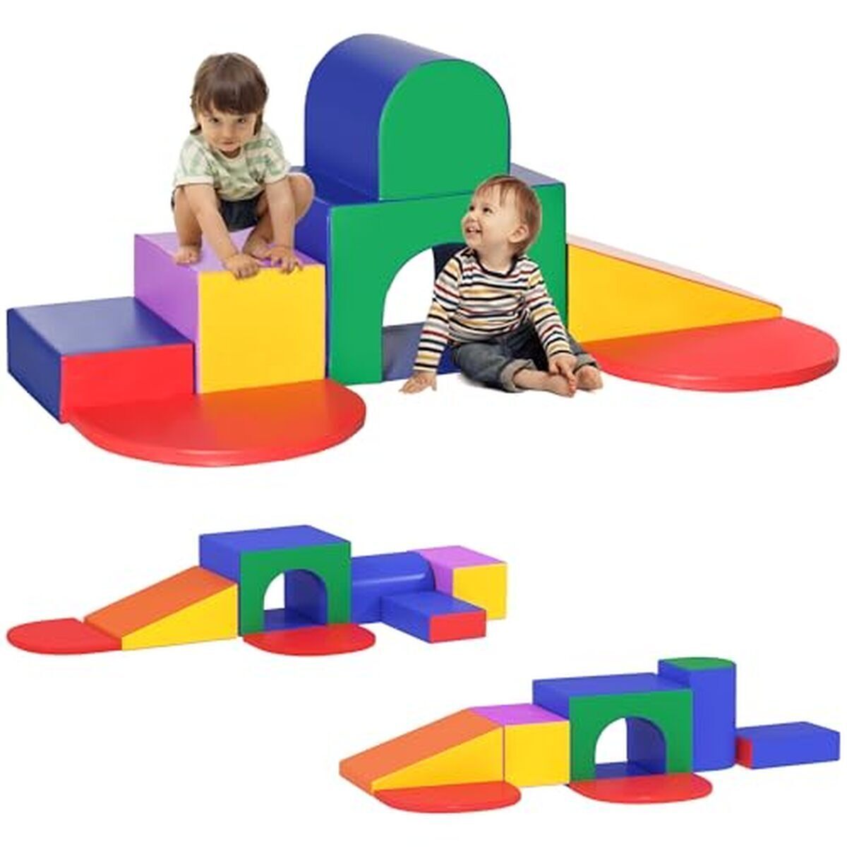 Revue du tapis gym bébé Homcom 7 pièces, multicolore stimulant
