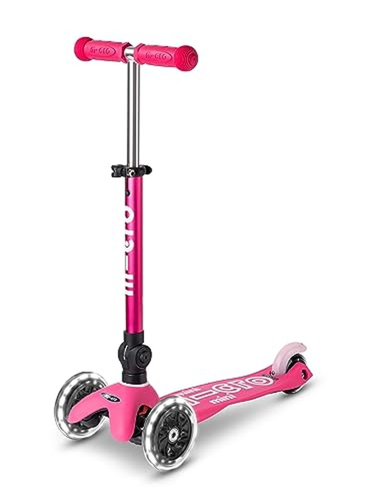 Test de la trottinette Micro Mini Deluxe pliable LED pour enfants