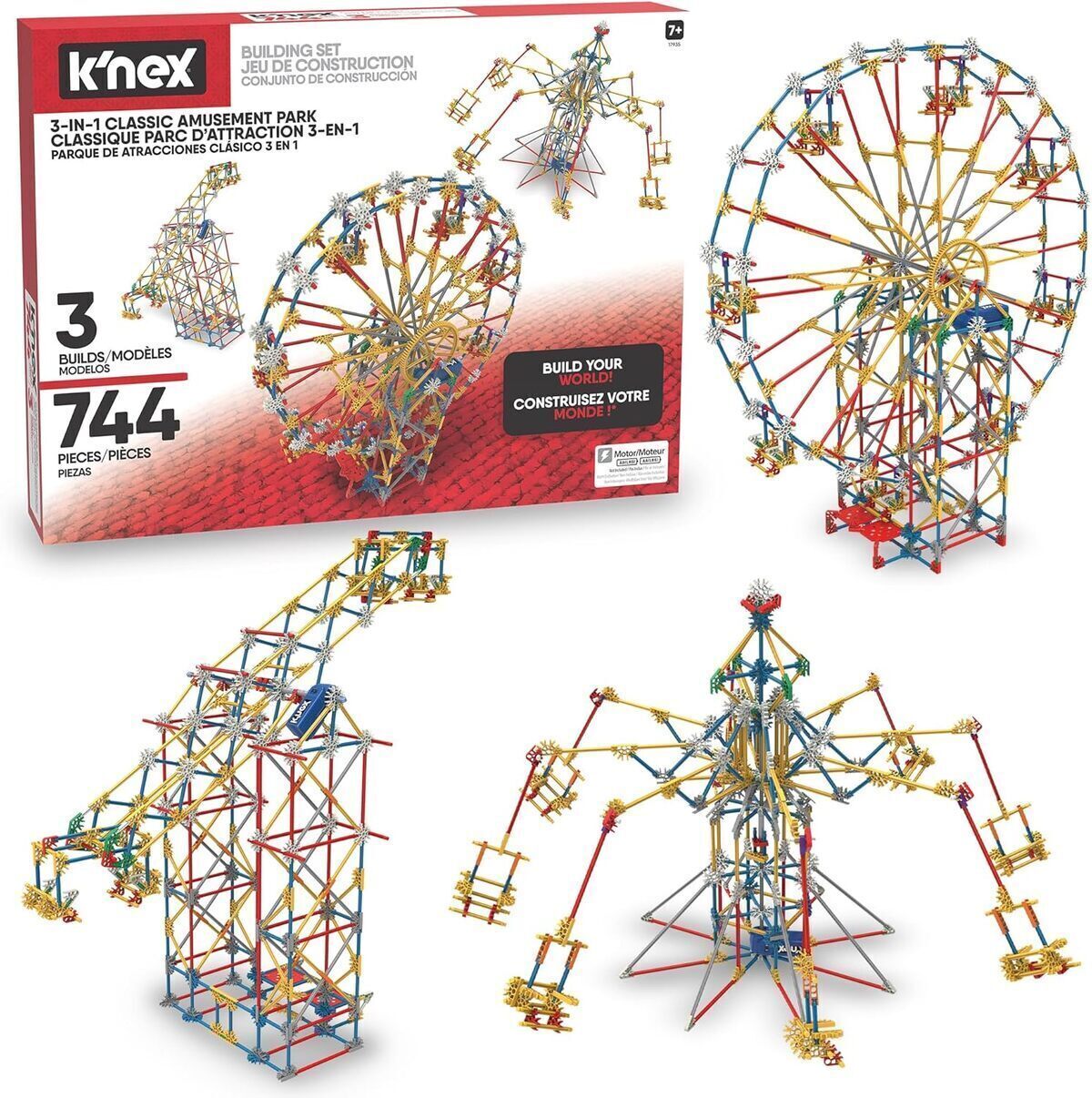 Test : k'NEX Thrill Rides 3-in-1, parc d'attractions créatif